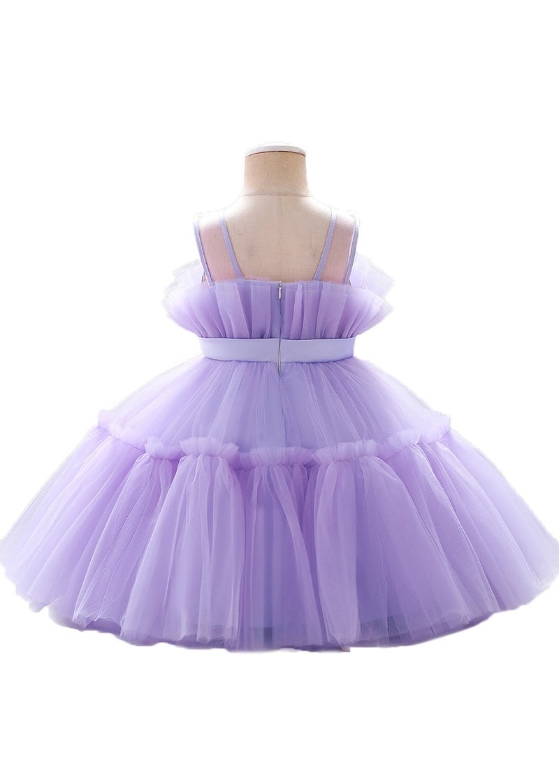 D'Daniela Tulle Ruffle Dress - Image 3