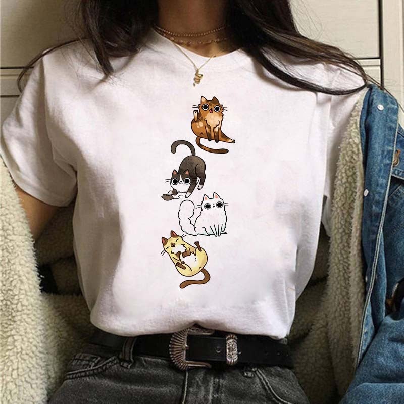 [Send On The Same Day] Supply T-Shirt Printed T-Shirt Women'S Short-Sleeved Women'S Clothing - Image 1