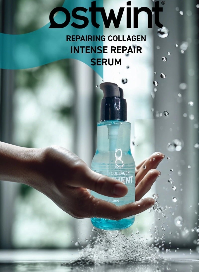 أوستوينت بودرة شمع تصفيف الشعر الجديدة، ٢٠ غرام، تُضفي كثافةً على الشعر وتُسهّل تصفيفه، بتأثير مطفي. تُزيل التجعد وتُمنحكِ مظهرًا طبيعيًا يدوم طوال اليوم، كما تُساعد في الحفاظ على مظهركِ. سيروم الكولاجين للشعر ١٠٠ مل، مُناسب للشعر الخفيف والتالف. - Image 3