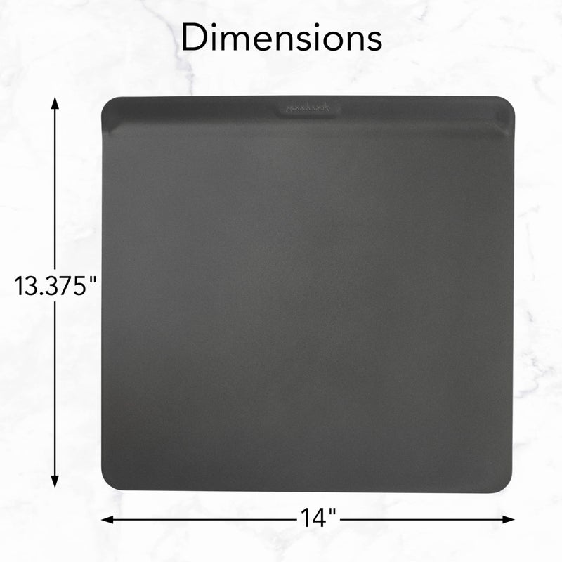 GoodCook AirPerfect Nonstick Air Insulated Cookie Sheet, 14" x 12", No Burning, Gray - Image 2