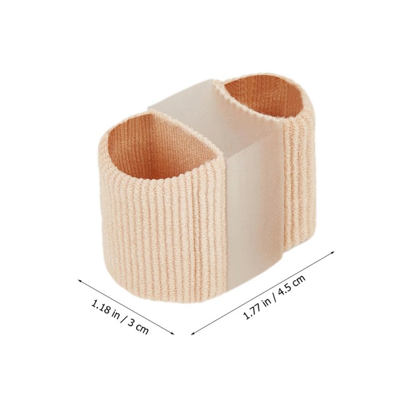 Reinforced edge jojofuny 12pcs Skin Color Toe Separators Overlapping Toe Spacers for Women Bunion Corrector Washable for Salon and Manicure Use Advanced minimal build - Image 2
