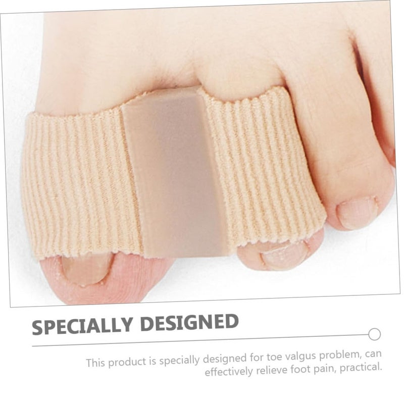 Reinforced edge jojofuny 12pcs Skin Color Toe Separators Overlapping Toe Spacers for Women Bunion Corrector Washable for Salon and Manicure Use Advanced minimal build - Image 3