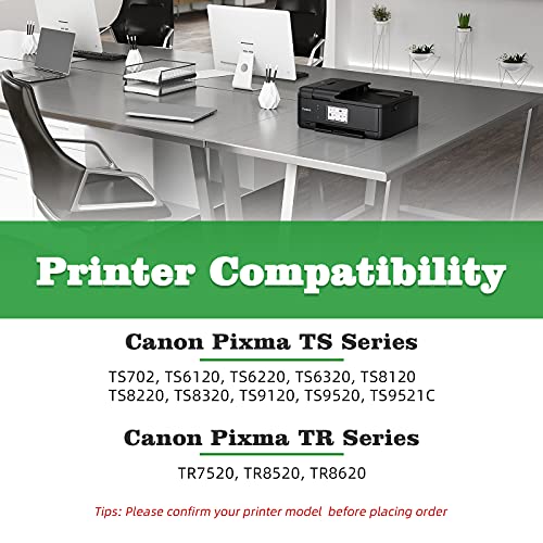 GREENARK Compatible Ink Cartridges Replacement for Canon c280xxl pg280 bk PGI-280 PGI-280XXL BK Black Ink Tank （2 Pack） Works for PIXMA TR7520 TR8520 TR8620 TS6120 TS6320 TS8220 TR8622 TS9120 Printers - Image 2
