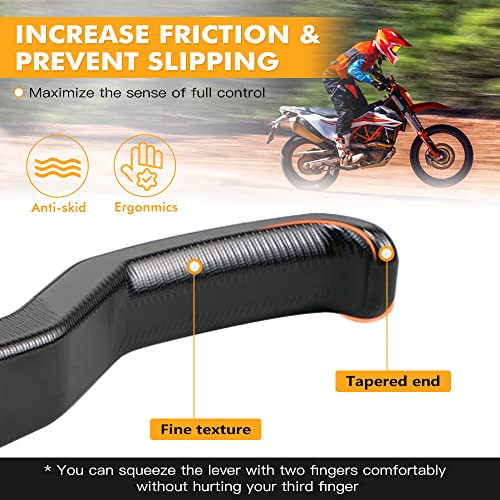 NICECNC Black Shorty Clutch Lever Compatible with KTM 690 Enduro R/SMC R 2014-2023,1290/1190/1090/1050 Adventure 2013-2020,Husqvarna 701 Enduro/Supermoto 2016 2017 2018 2019 2020 2021 2022 2023 - Image 4