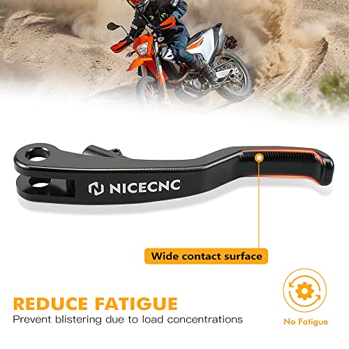 NICECNC Black Shorty Clutch Lever Compatible with KTM 690 Enduro R/SMC R 2014-2023,1290/1190/1090/1050 Adventure 2013-2020,Husqvarna 701 Enduro/Supermoto 2016 2017 2018 2019 2020 2021 2022 2023 - Image 5