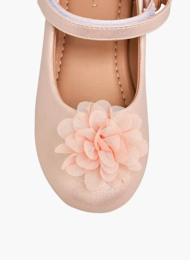 Flora Bella By Shoexpress PINK Flora Bella Girls Floral Embellished Mary Jane Shoes for Women | Best Price UAE