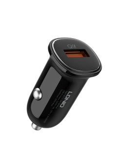 LDNIO 30W Car charger USB Super Fast Quick Car charger Black  - Image 1