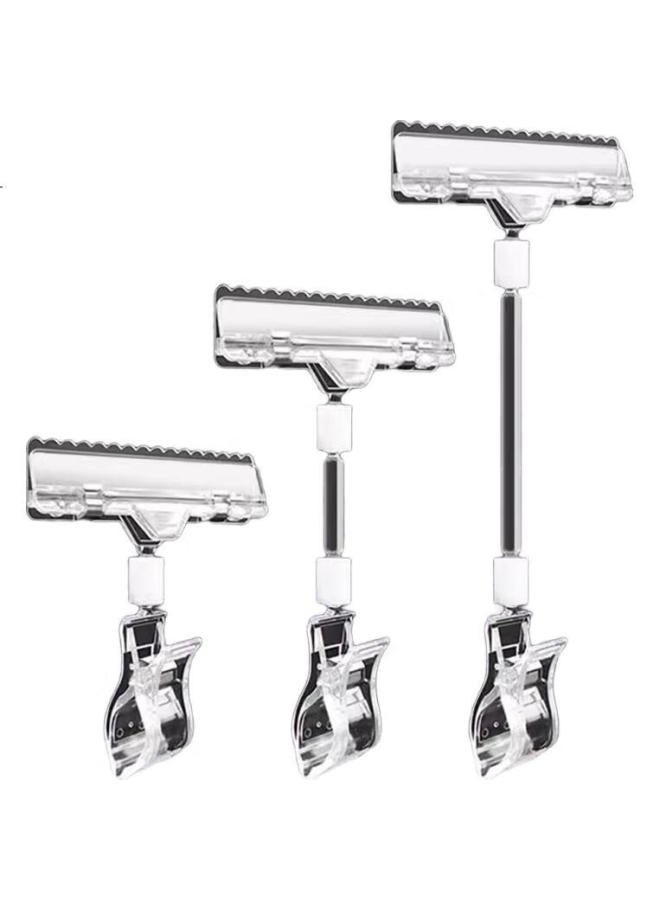 DSB 【Lowest Price Online】Dsb (Disney) Transparent Explosion Clip Transparent Crystal Clip Pop Advertisement Clip Double-Headed Clip Large Size 10Pcs Ac-153 - Image 2