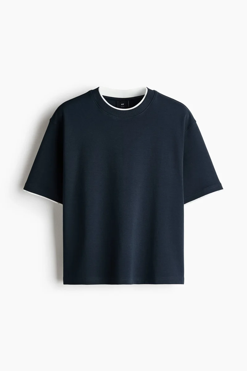 H&M  Relaxed Fit Boxy T-shirt for Men | Best Price UAE