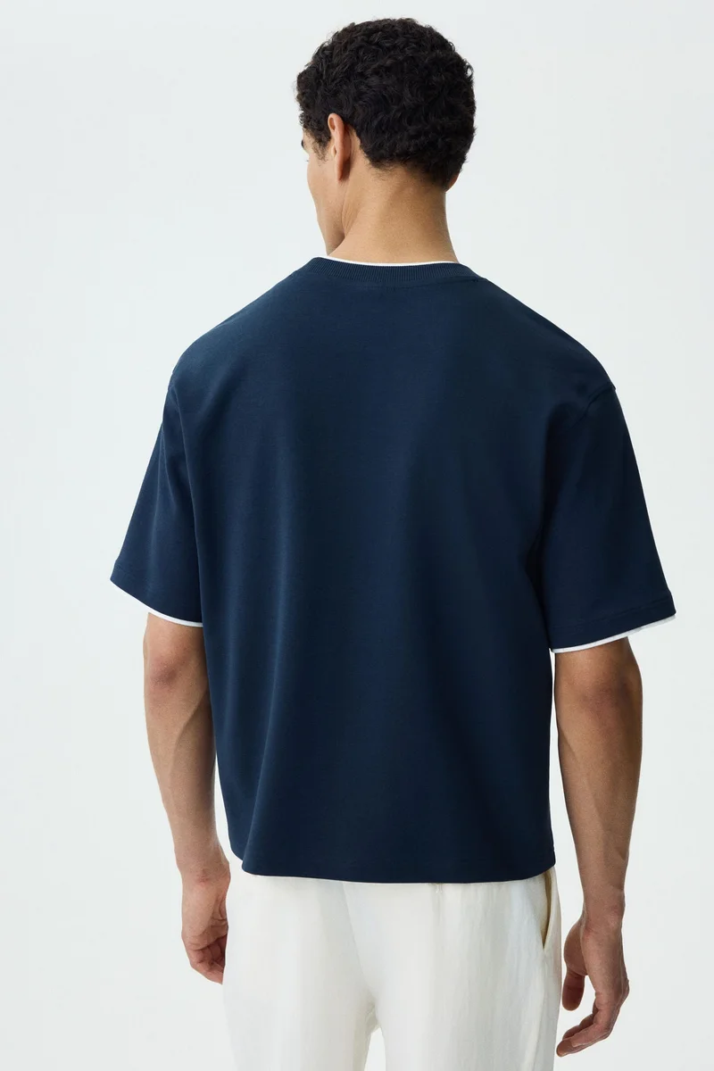 H&M  Relaxed Fit Boxy T-shirt for Men | Best Price UAE