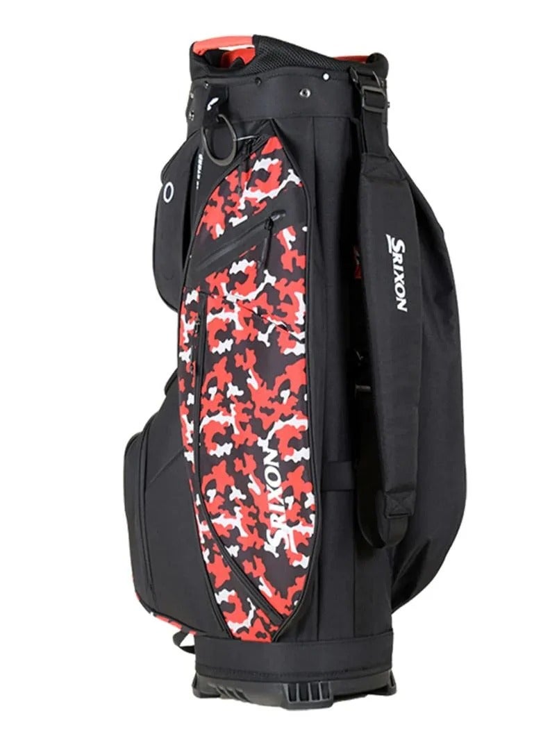 Srixon Premium Golf Cart Bag BLACK/RED CAMO - Image 2
