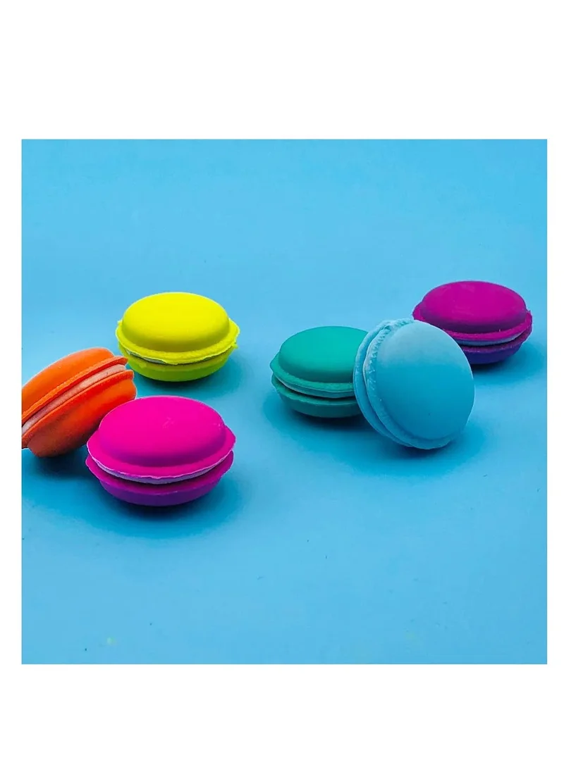 Tinc Multicolour Macaroon Erasers Set Of Six