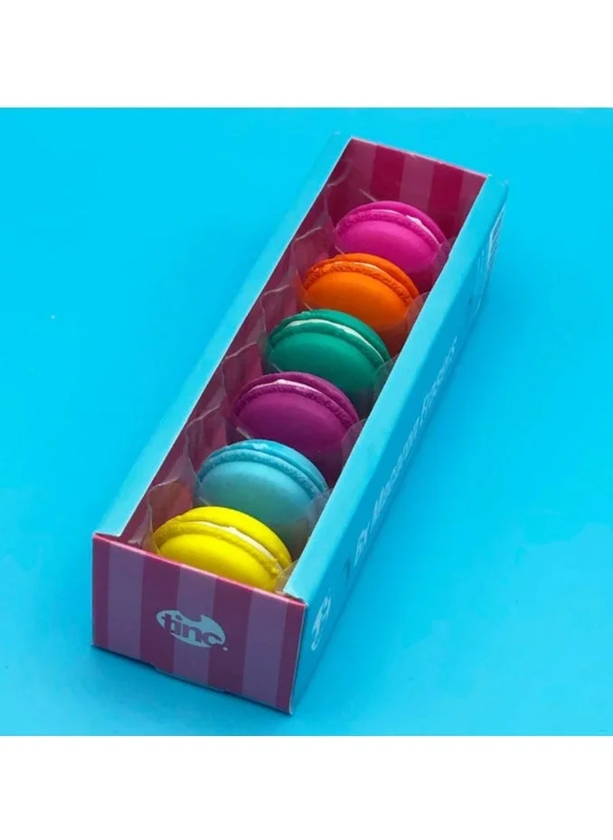 Tinc Multicolour Macaroon Erasers Set Of Six