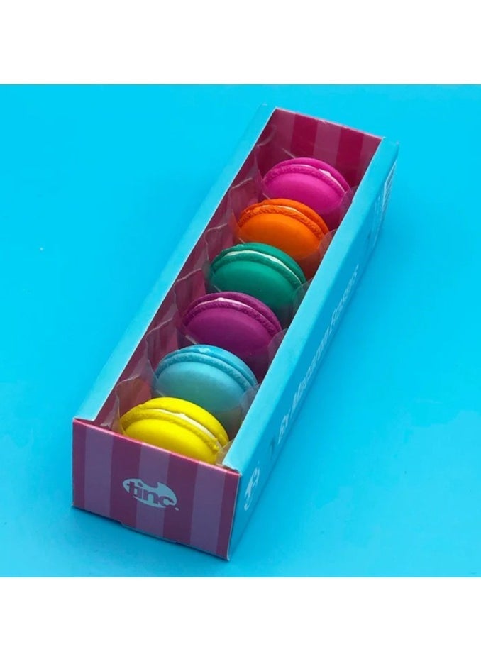 Tinc Multicolour Macaroon Erasers Set Of Six - Image 5