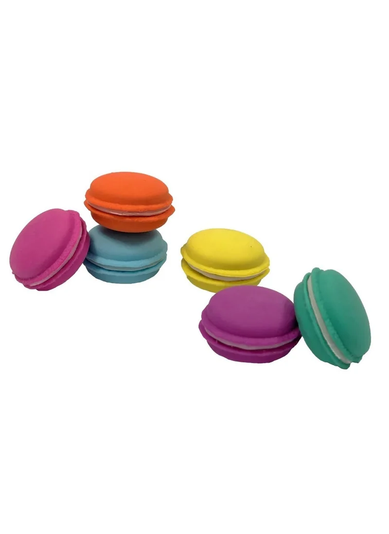 Tinc Multicolour Macaroon Erasers Set Of Six