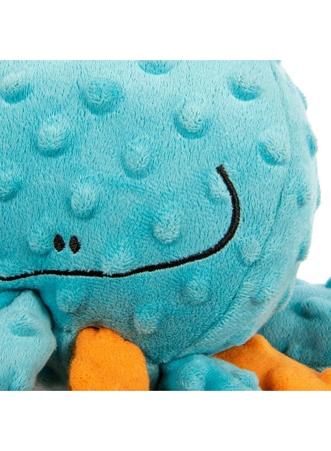 جو دوج لعبة شد الكلاب القطيفة المجنونة من جو دوج على شكل أخطبوط تصدر صوت صرير، مزودة بتقنية حماية المضغ - متعددة الألوان، حجم كبير - Image 4