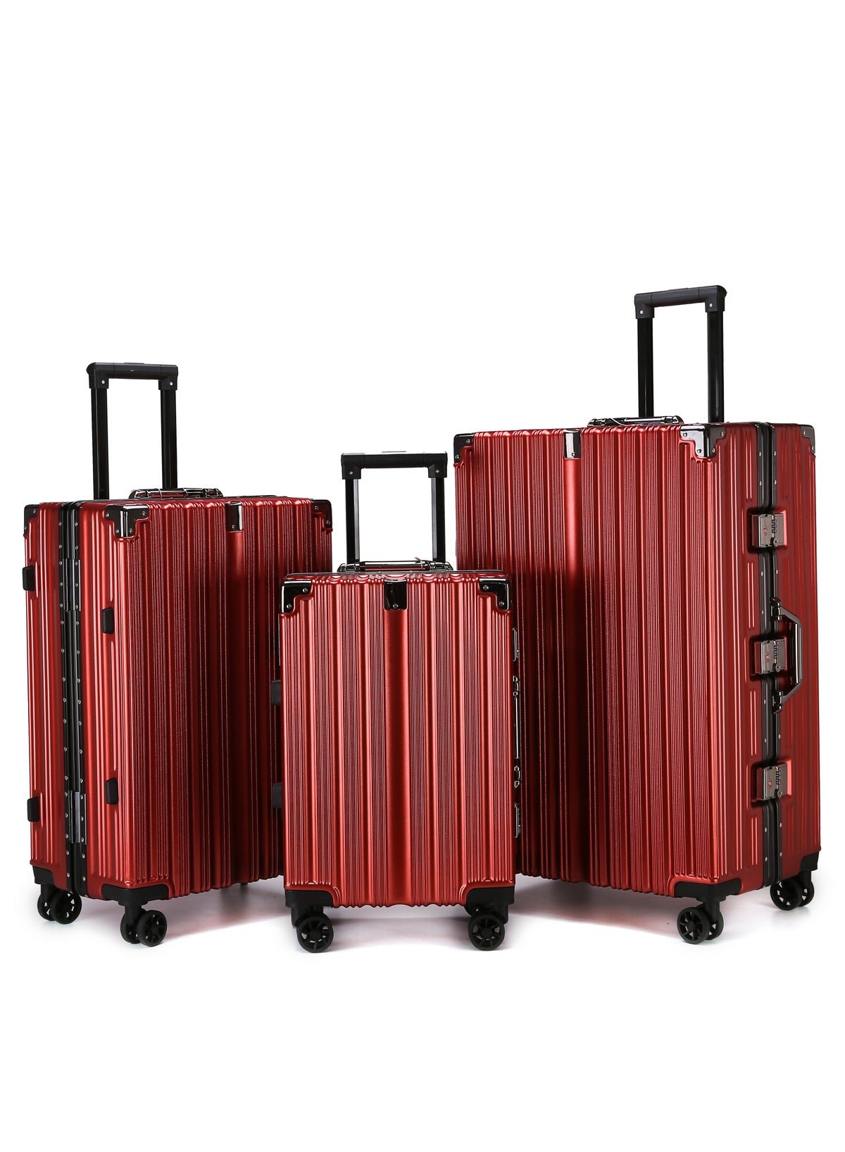 Stargold PC Hard Side Zipperless Luggage Set of PCS TSA Lockable Travel  Suitcase Best Price KSA Riyadh, Jeddah