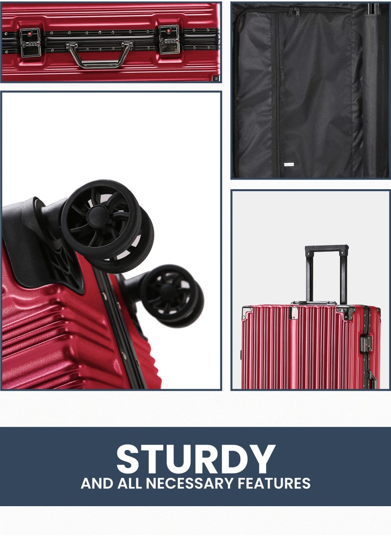 Stargold - PC Hard Side Zipperless Luggage Set of 3 PCS TSA Lockable Travel Suitcase - Image 1