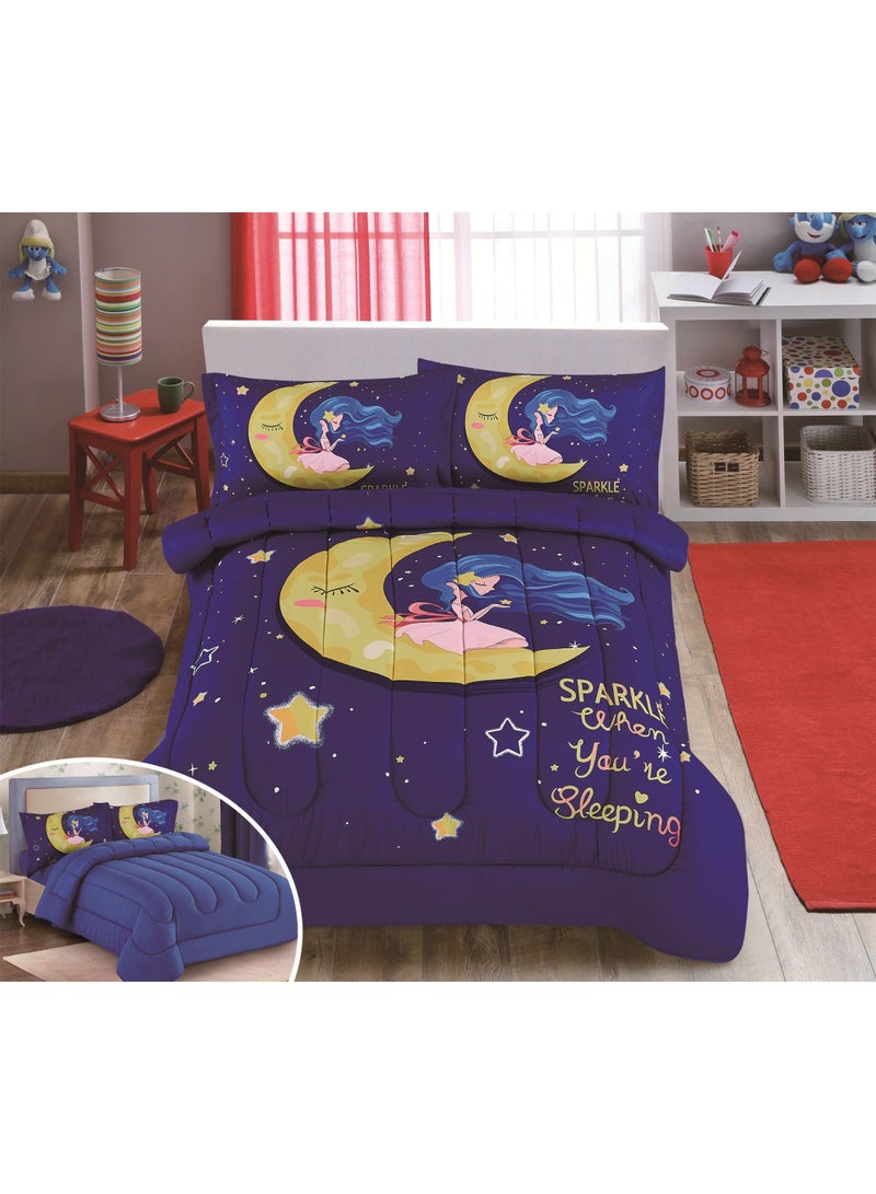 Stargold Extra Soft Best Comforter King Size Microfiber Printed 4 Pieces Set - Image 1