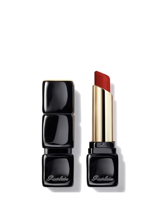 غيرلان أحمر شفاه غيرلان كيسكيس تندر مات، خفيف الوزن ومشرق، يدوم 16 ساعة، مريح - 940 ماي روج - Image 4