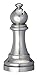 Hanayama EurekaHanayamaCast Chess Silver Bishop Bishop 1 - Image 2
