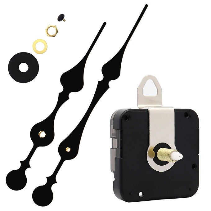 YOUNGTOWN12888 23MM SHAFT CLOCK MOVEMENT WITH 2 SPADE HANDS TO FIT DIALS UP TO 40 CM157 INCHES IN DIAMETER