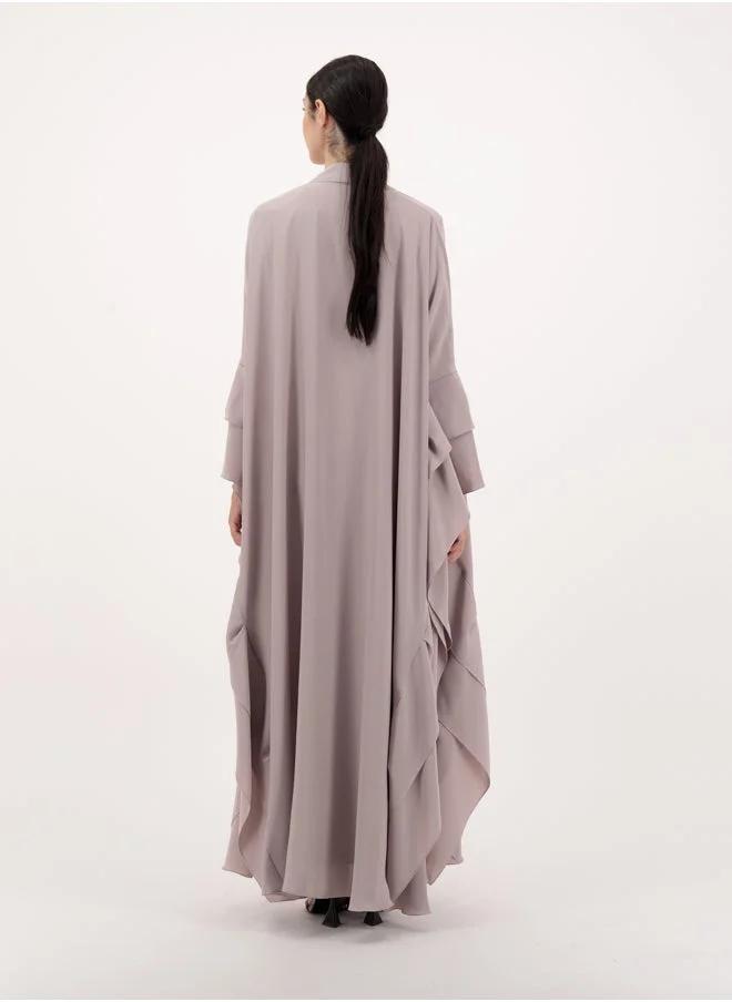 Meem by Mariyah Front open abaya with inner