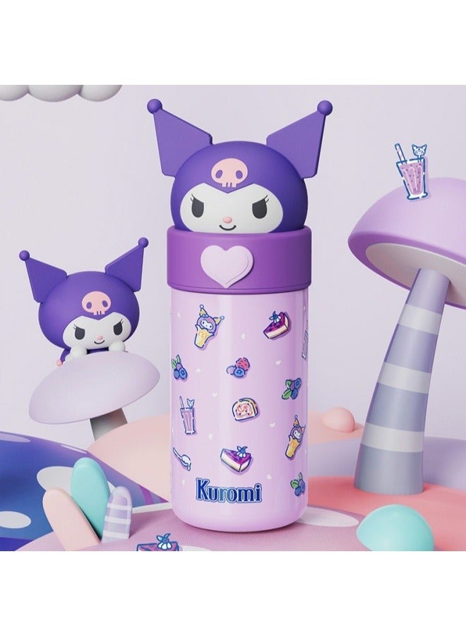 general Sanrio Kuromi vacuum flask, high-value cute children's girl student water cup 350ml - Image 1
