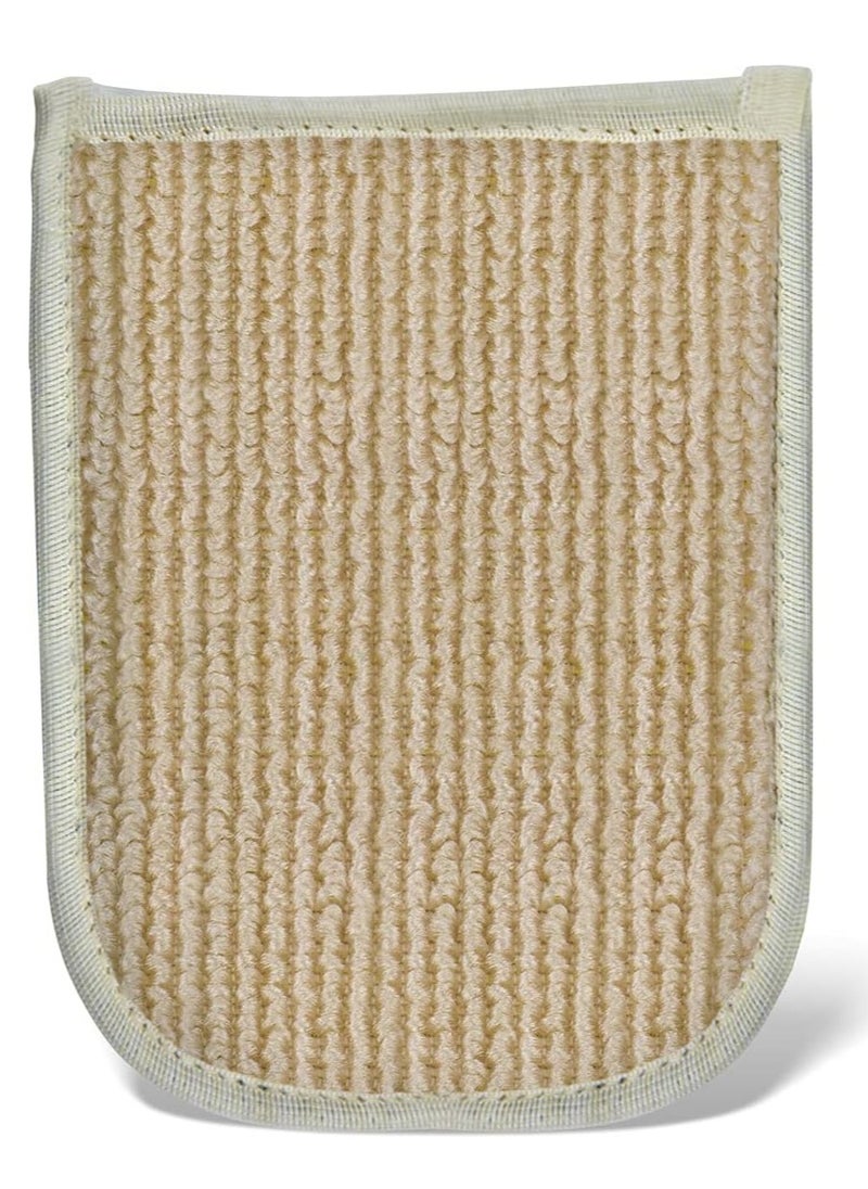 Generic - Lamina Natural Sponge Bath Glove, Natural Exfoliating Glove, Premium Quality Natural Bath Loofah with Loofah Pads for All-Around Body Cleaning and Body Care. - Image 1