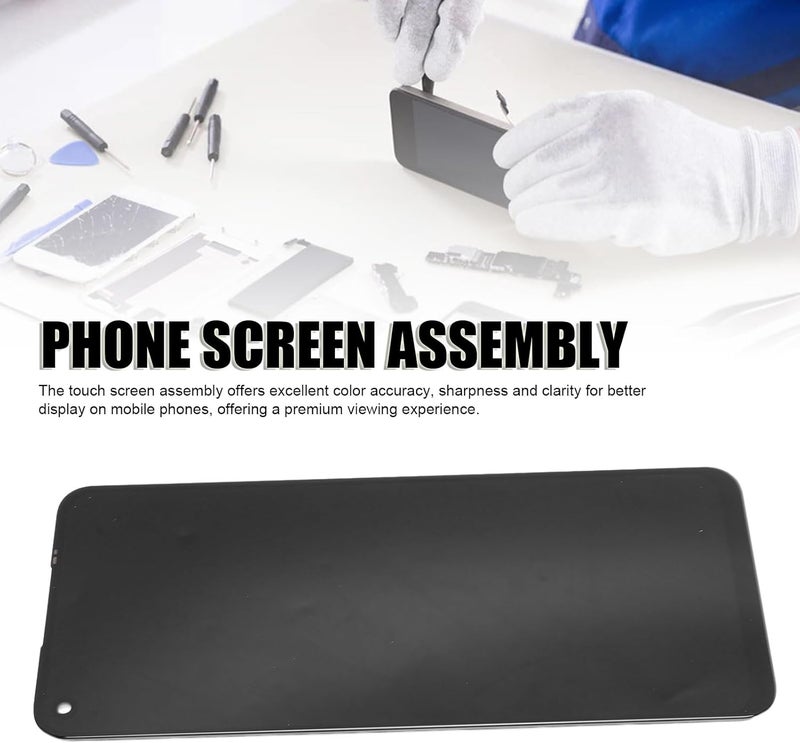 LCD Touch Screen Digitizer Assembly with Repair Tools for A54-5g A74-5g, Color Accuracy Multifunction Screen Replacement for N200 Reno5A, Complete Repair Set for Quick Installation - Image 3