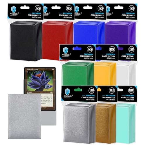 Katomula 300 Pack Pro Clear Card Sleeves for MTG TearResistant Rough Matte MTG Sleeves Standard Sleeves Perfect Shuffling - Image 1