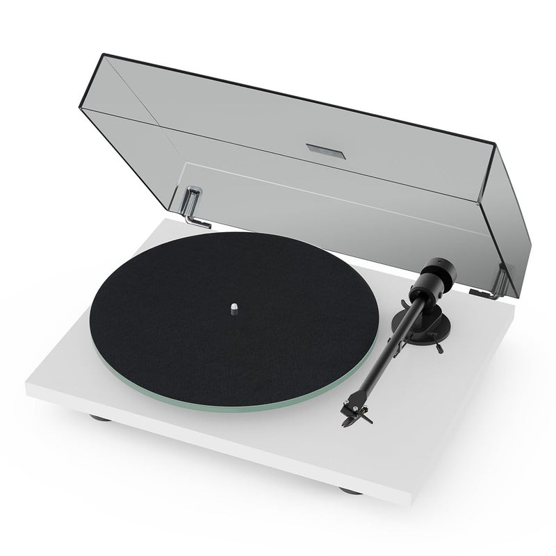 ProJect T1 Evo Phono Turntable with Builtin Preamp Satin White