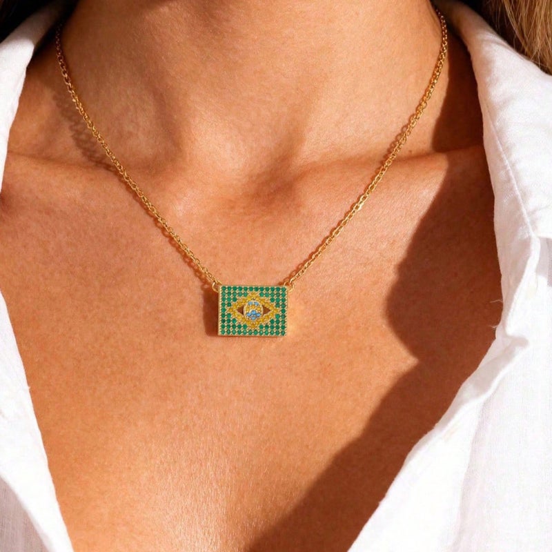 Copper Micro-Set Zirconia Pendant Necklace - Starfish, Four-Leaf Clover, Snake Designs - Versatile Fashion Jewelry for Women