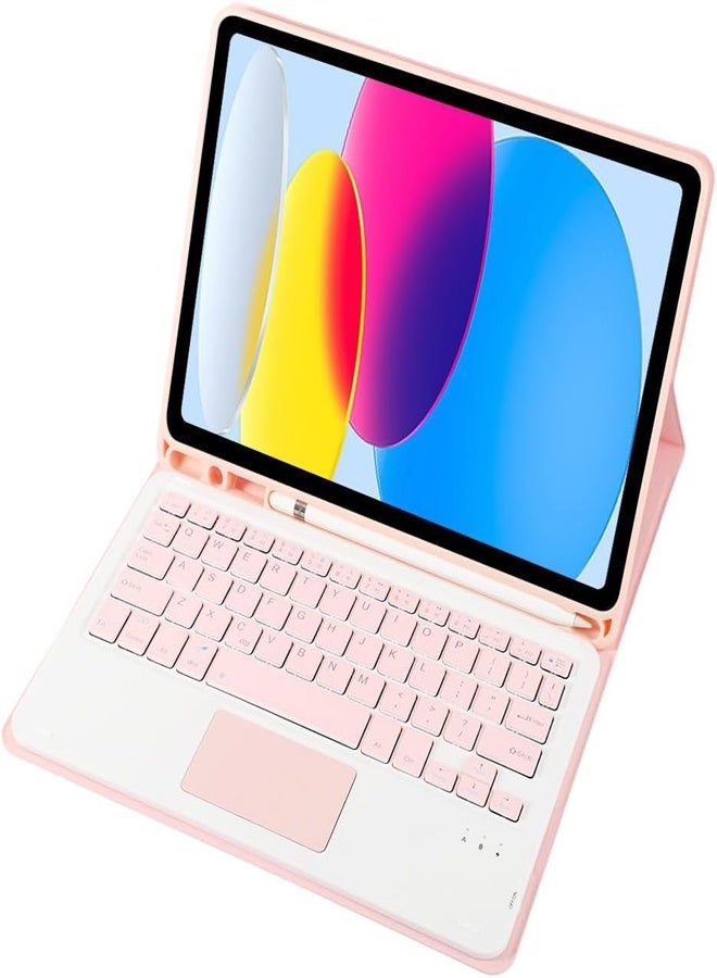 Touch Keyboard Case for IPad 11th Generation (A16) 11 Inch 2025 Bluetooth Smart Magnetic Removable Touch Keyboard Case with Pen Slot - Image 3