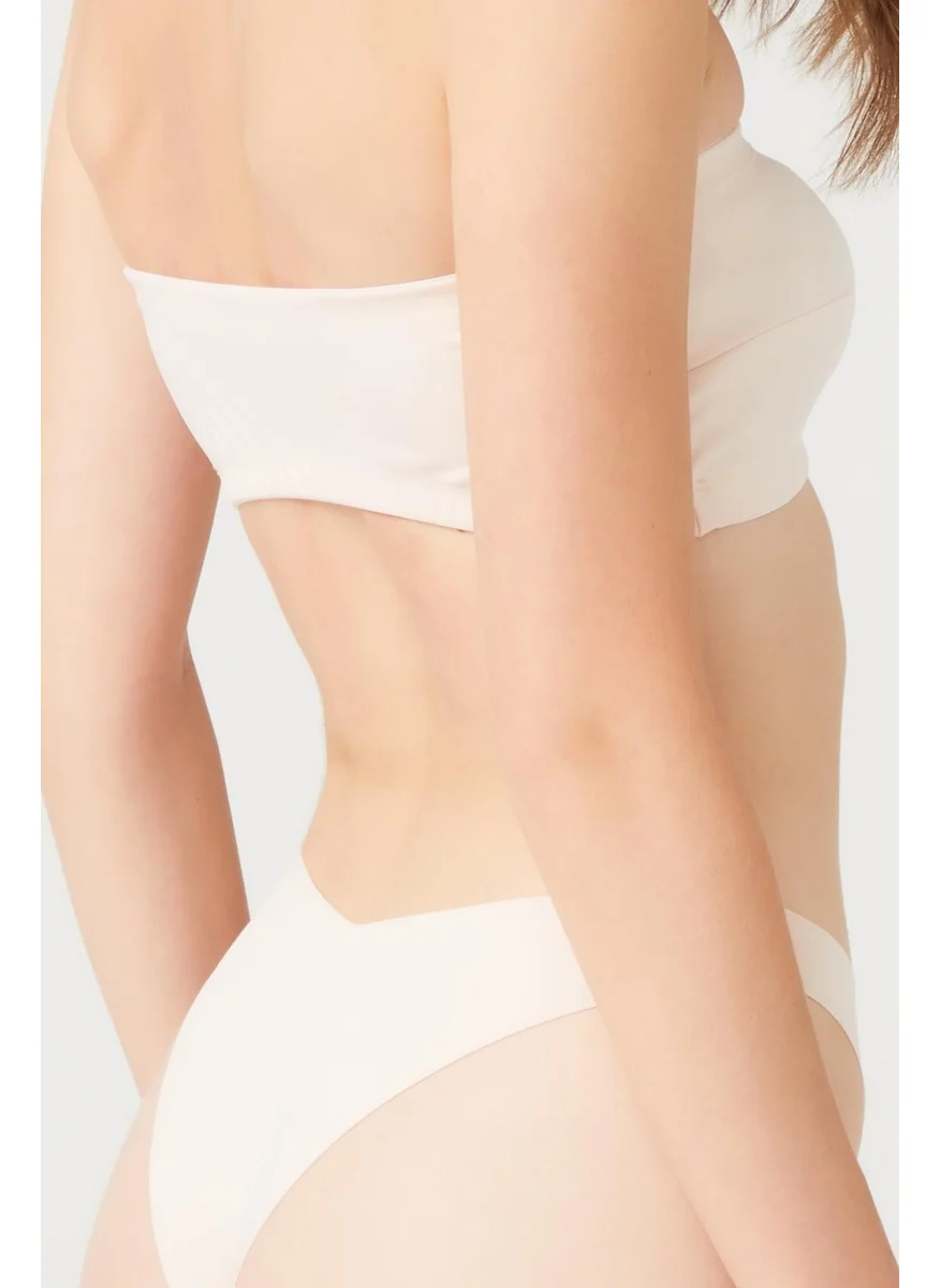 كوتن هيل Skin Strapless Crop Top Bustier