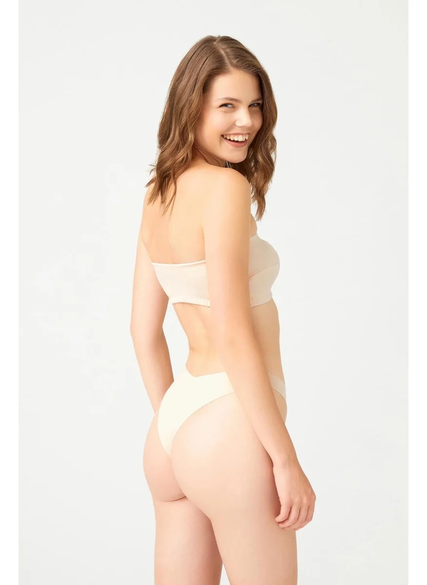 كوتن هيل Skin Strapless Crop Top Bustier