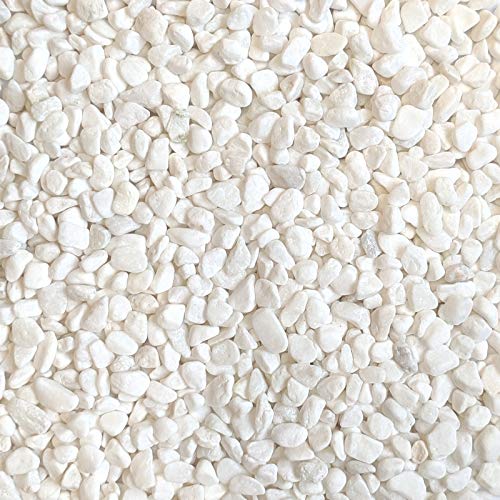 Midwest Hearth Decorative White Bean Pebbles 15 Size 10lb Bag