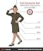 fun shack Girls Army Costume WW2 Costume Kids Girls Military Costumes Halloween Costumes for Kids XLarge - Image 3
