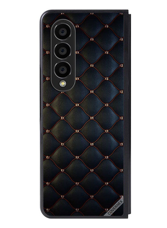 Covernex Protective Case Cover For Samsung Galaxy Z Fold 4 Stappers On Cloth Pattern - Image 1