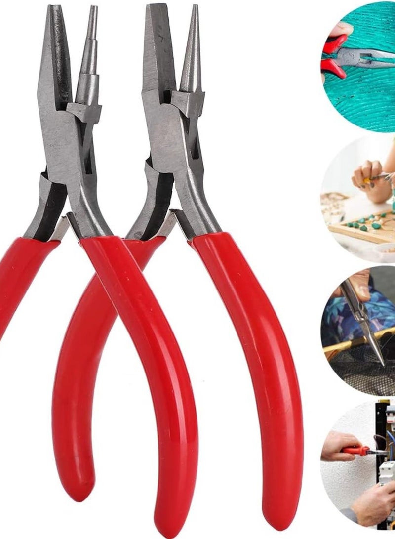GGOOT 2Pcs 5.6in Pliers Jewelry Making Plier Cutter Metal Mini Cutter Handmade Hardware Tools - Image 2