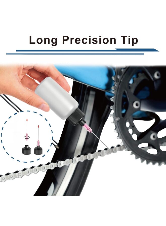 24 قطعة من مزيت الإبر (1 أونصة)، زجاجة زيت بندقية دقيقة، أداة وضع زيت LDPE مع طرف إبرة إضافي طويل 1.7 بوصة من الفولاذ المقاوم للصدأ - سهلة الاستخدام لزيت البندقية والحرف اليدوية والمفصلات وماكينات الخياطة والمزيد - Image 5