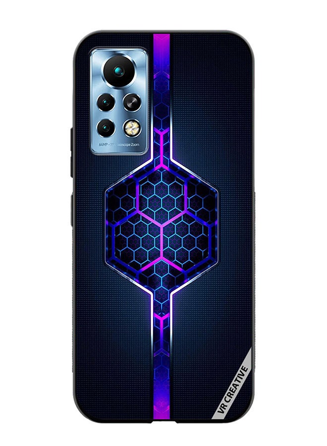 VR CREATIVE Protective Case Cover For Infinix Note 11 Pro Abstract Design Multicolour - Image 1