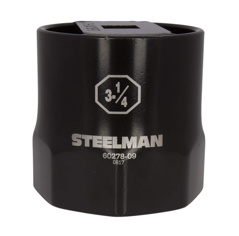 Steelman 3-1/4-Inch 8-Point Automotive Wheel Locknut Socket, 3/4-Inch Drive, Durable Steel, Corrosion-Resistant Black Powder Coating, Laser Etched Callouts - Image 3