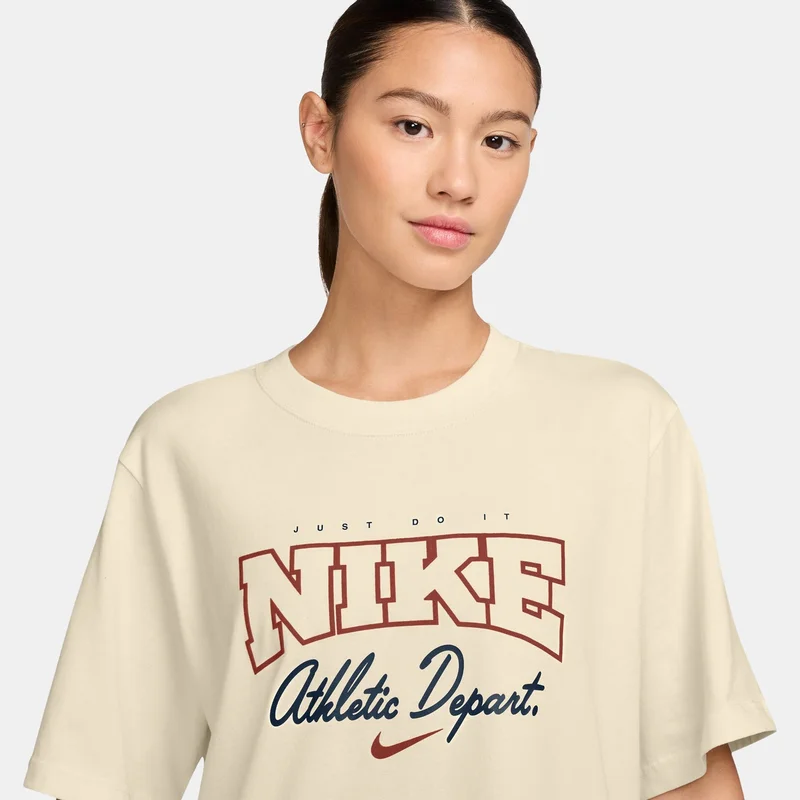 Nike Ivory Women's Sportswear T-Shirt for Women | Best Price UAE