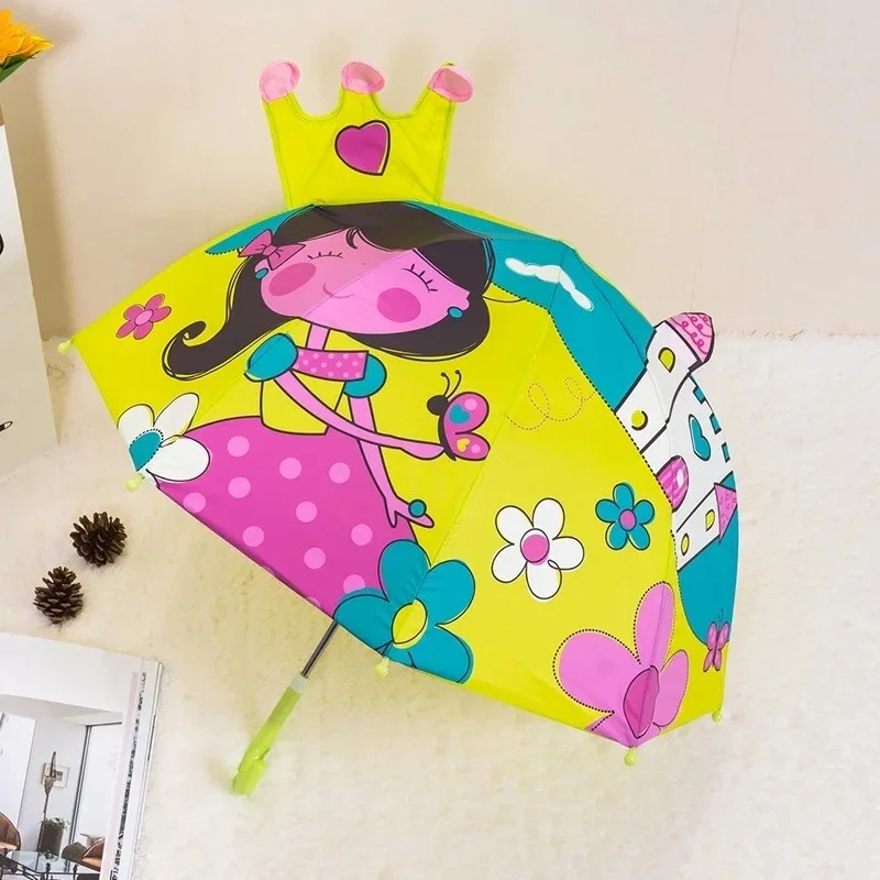 دي زي سي كوزنلر أفم Dzc Cousins ​​Avm Little Princess Umbrella with Character Figures for Girls and Boys Children's Gift Small Size Three Dimensional
