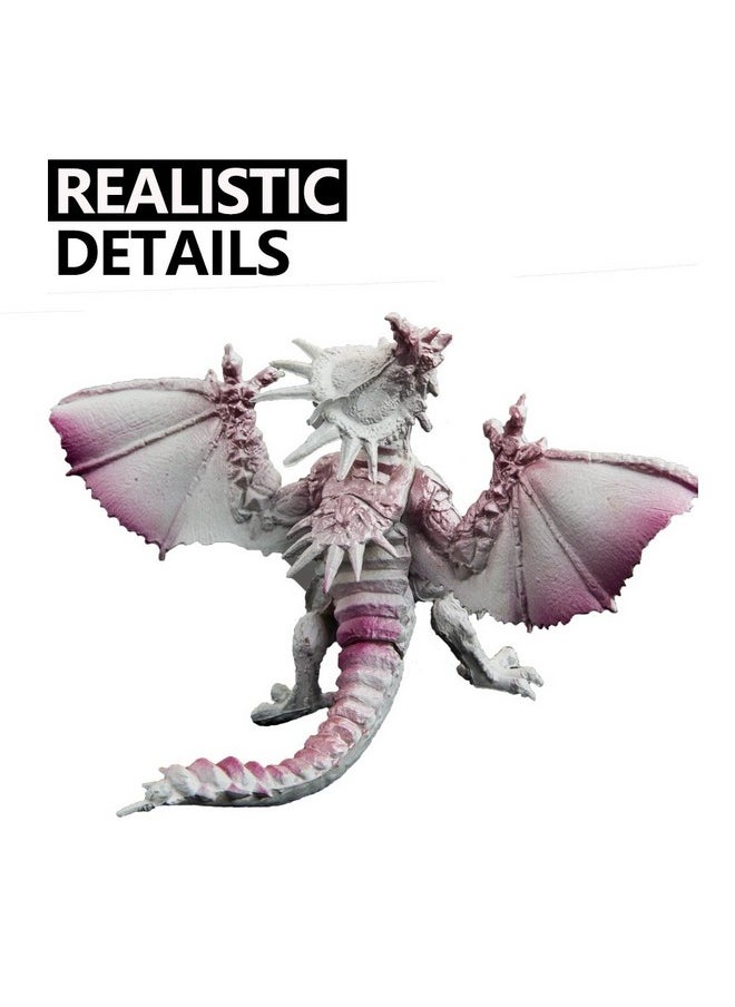 ValeforToy - 4 Inch Realistic Detail Dragon Toy Set With Gift Box, 12 Pcs Mini Dragon Figure In And Styles, Dragon Theme Party Favors Toy For Kids, Goody Bag Filler, Bulk Gifts, Cake Toppers - Image 1