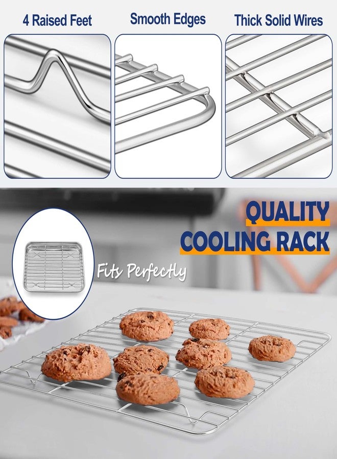 Joyfair Baking Sheet with Rack Set of 2 (10.4 inch) - Image 4
