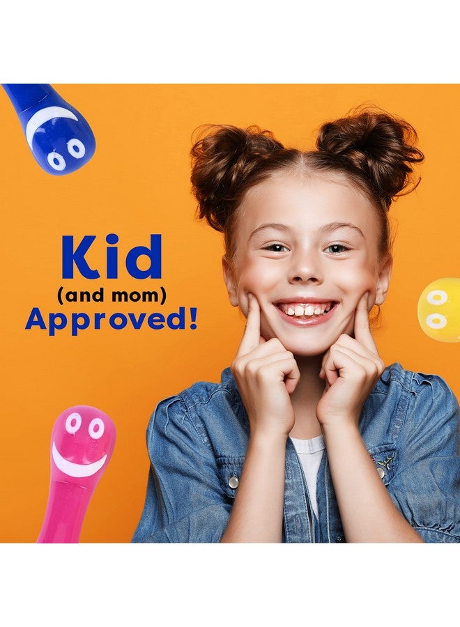 Lingito Kids Travel Toothbrush, Soft Toddler Toothbrush, Child Travel Toothbrush Gentle Bristles For Home, School, Camp, Sleepovers, Kids Folding Toothbrush Handles For Tiny Hands Boys and Girls (3 Pack) - Image 4