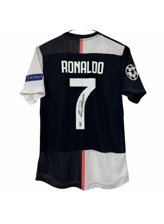 general Classic retro jersey Juventus#7 Ronaldo signature jersey football jersey - Image 1