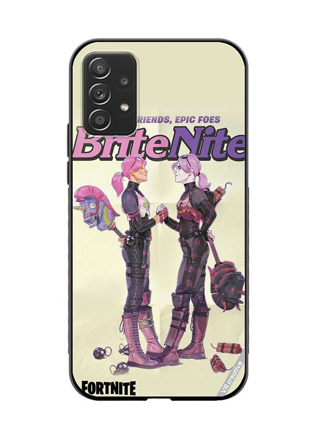 VR CREATIVE - Protective Case Cover For Samsung Galaxy A32 5G Bright Bomber Design Multicolour - Image 1